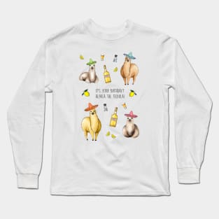 Alpaca the tequila #2 Long Sleeve T-Shirt